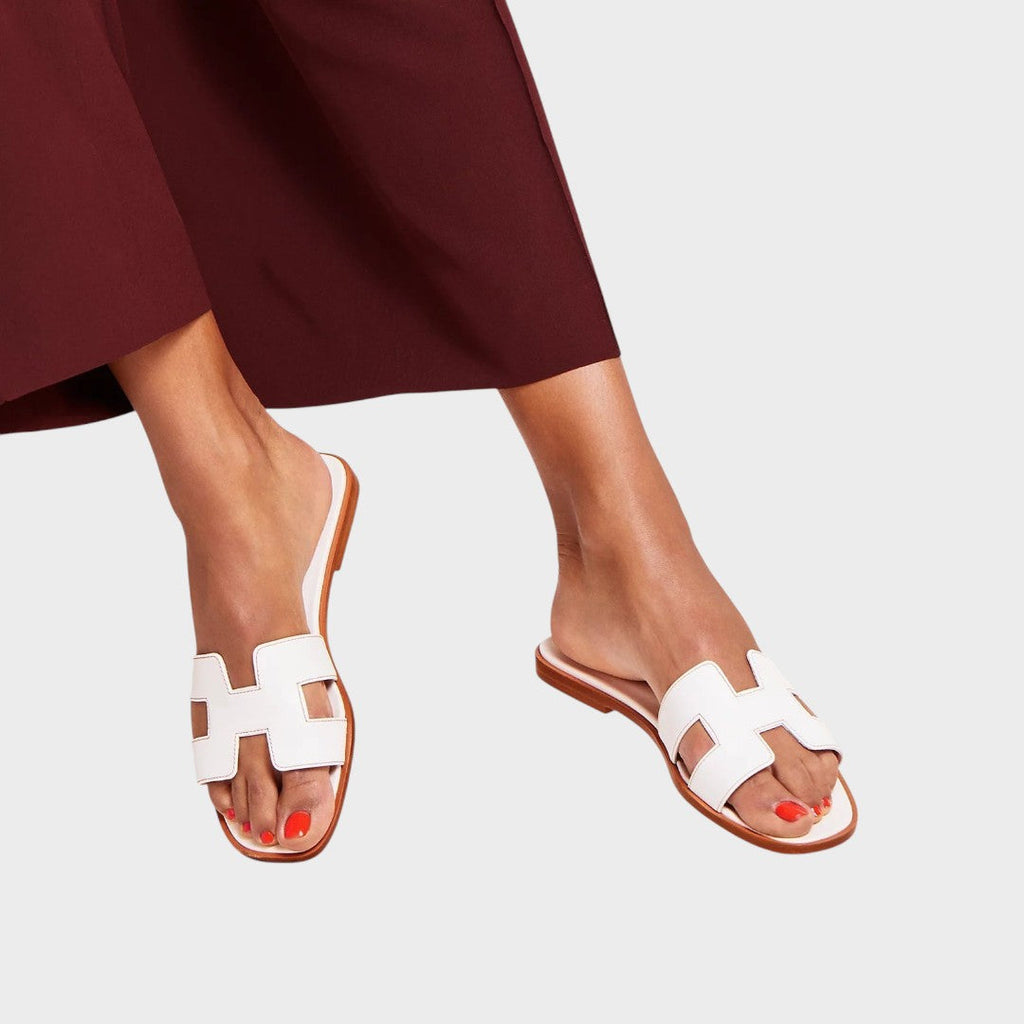 AuraBarcelona™ Ariana | Sandalias Elegantes De Cuero