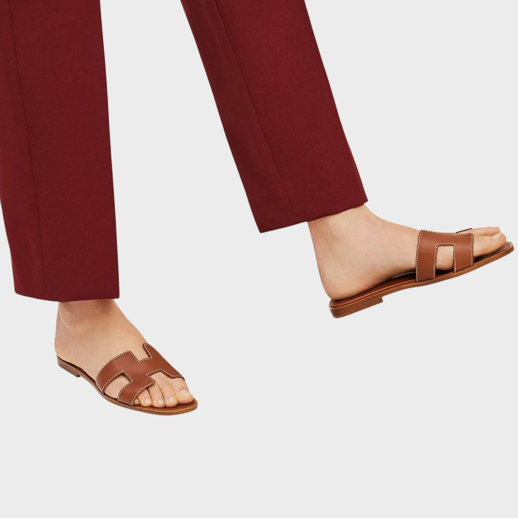 AuraBarcelona™ Ariana | Sandalias Elegantes De Cuero