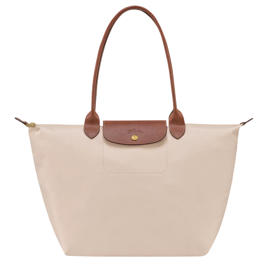 AuraBarcelona™ Le Pliage – Bolso Tote Grande,  Blanco crema