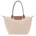 AuraBarcelona™ Le Pliage – Bolso Tote Grande,  Blanco crema