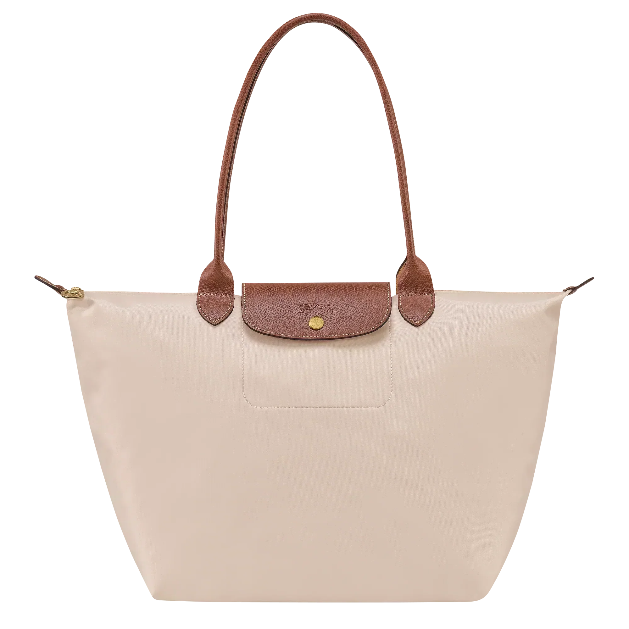 AuraBarcelona™ Le Pliage – Bolso Tote Grande,  Blanco crema