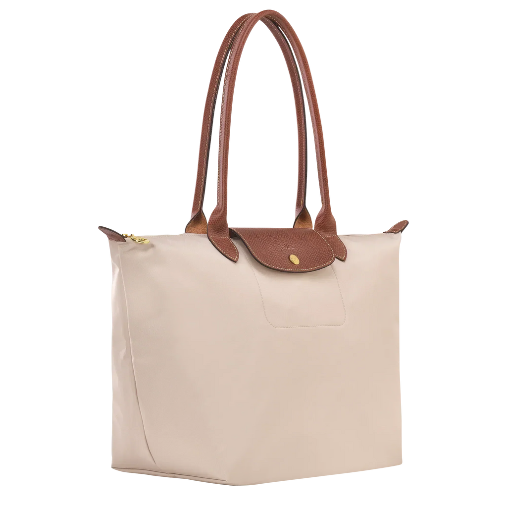 AuraBarcelona™ Le Pliage – Bolso Tote Grande,  Blanco crema