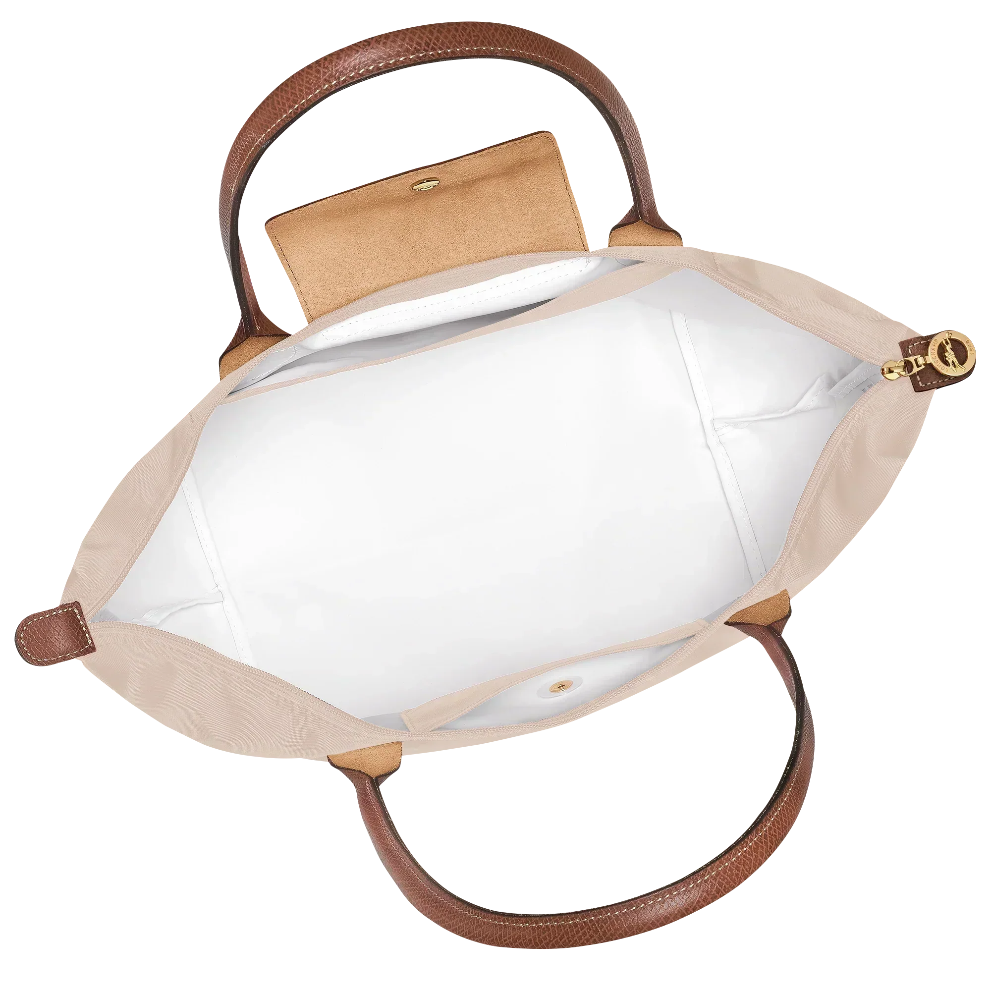 AuraBarcelona™ Le Pliage – Bolso Tote Grande,  Blanco crema