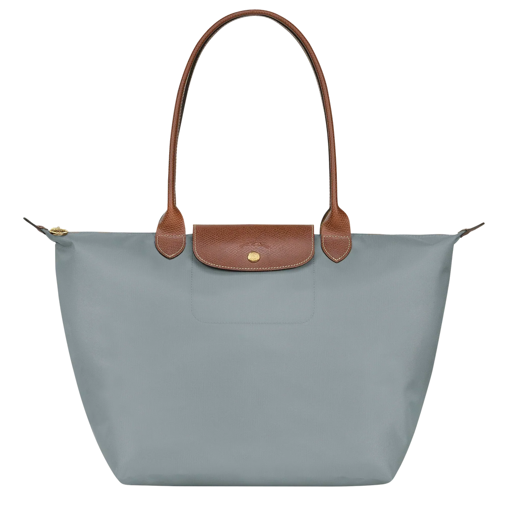 AuraBarcelona™ Le Pliage – Bolso Tote Grande, Gris acero