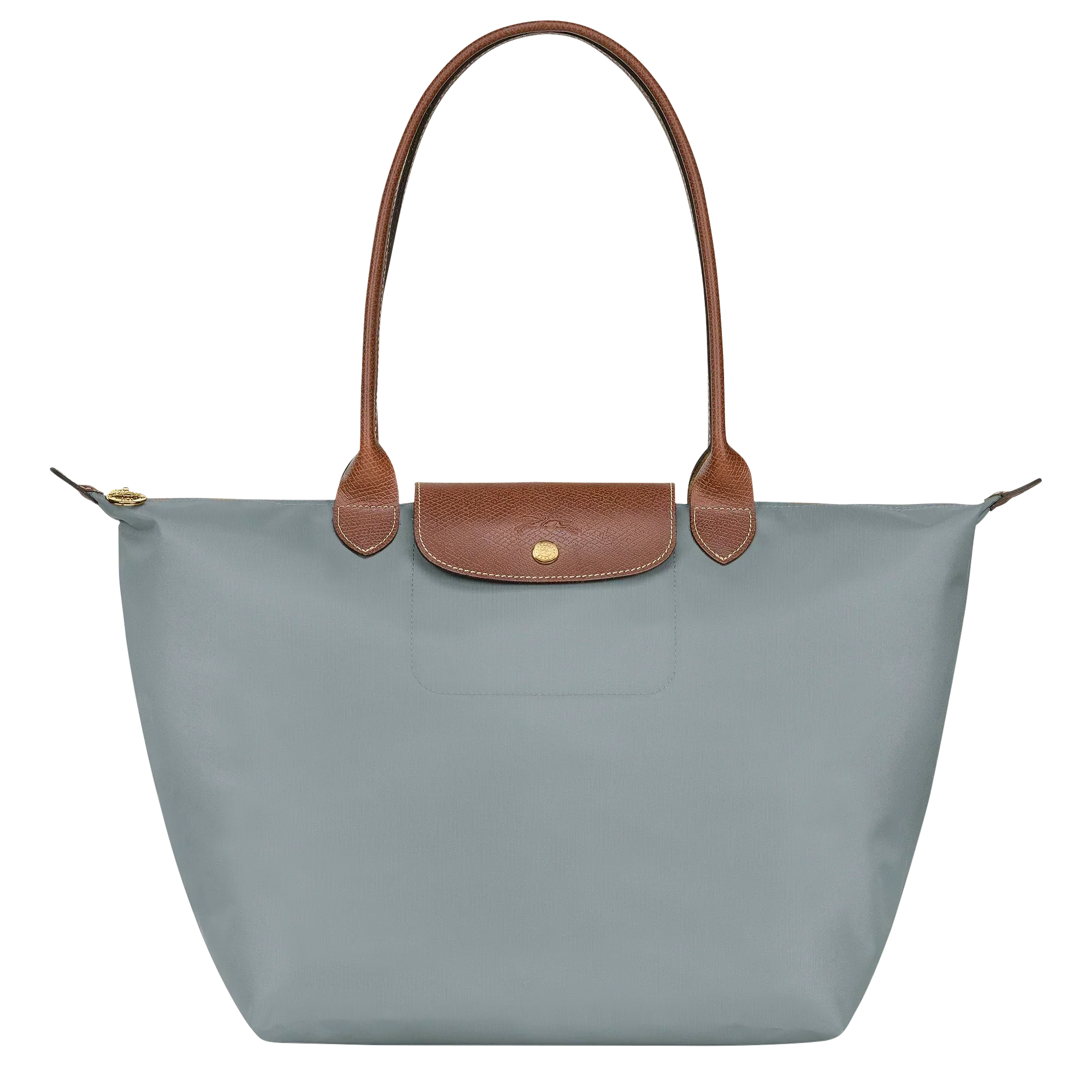 AuraBarcelona™ Le Pliage – Bolso Tote Grande, Gris acero