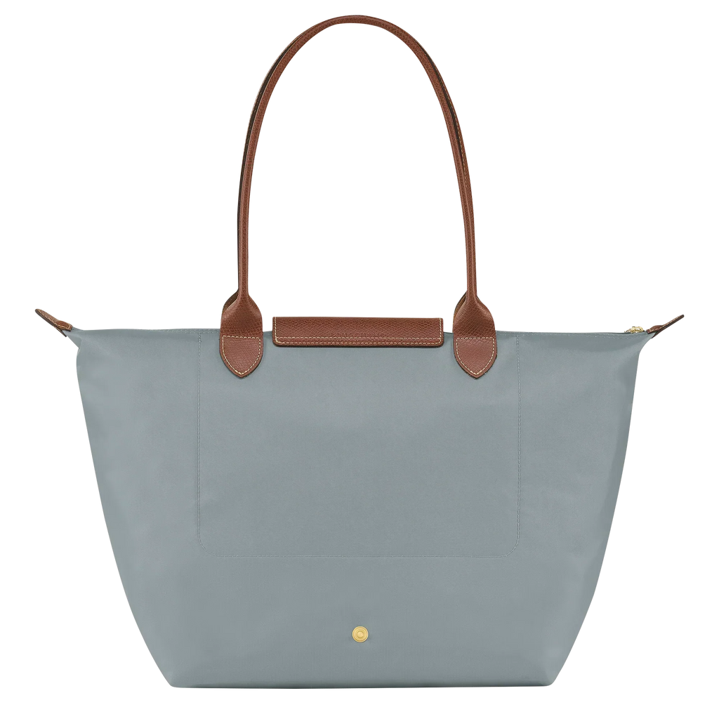 AuraBarcelona™ Le Pliage – Bolso Tote Grande, Gris acero