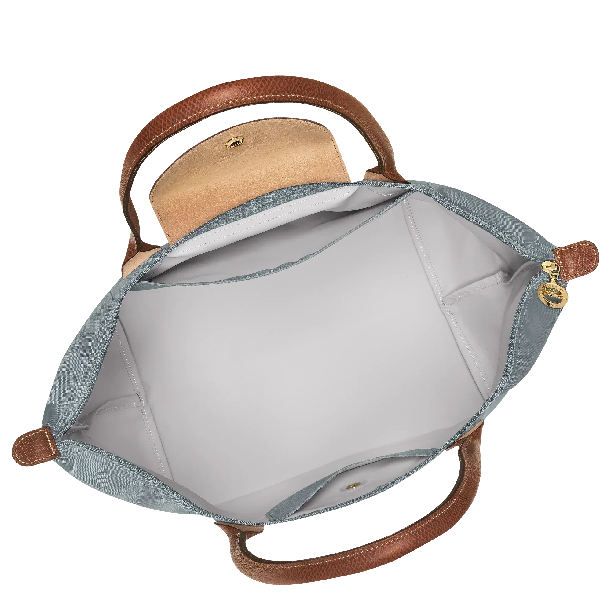 AuraBarcelona™ Le Pliage – Bolso Tote Grande, Gris acero