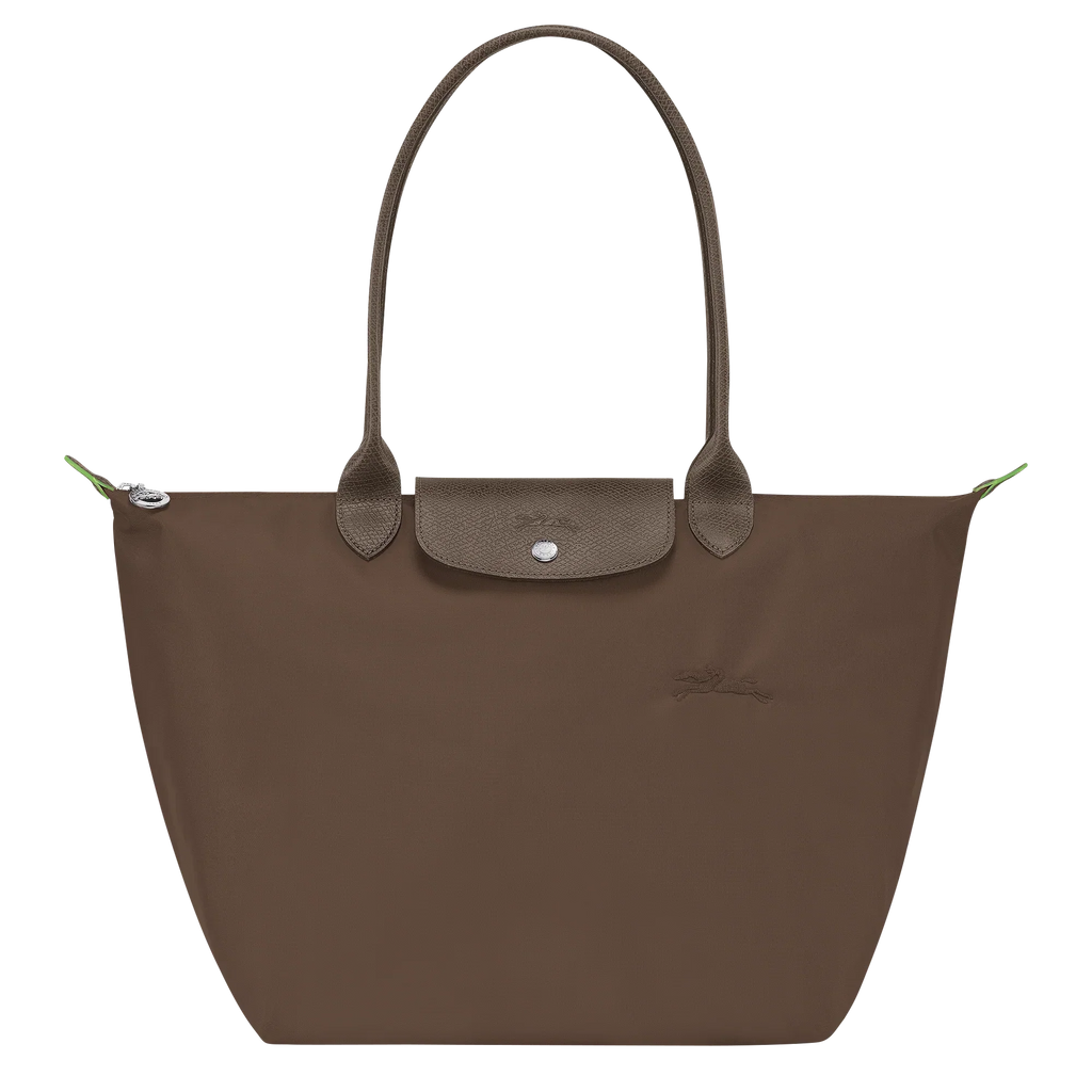 AuraBarcelona™ Le Pliage – Bolso Tote Grande, Marrón oscuro
