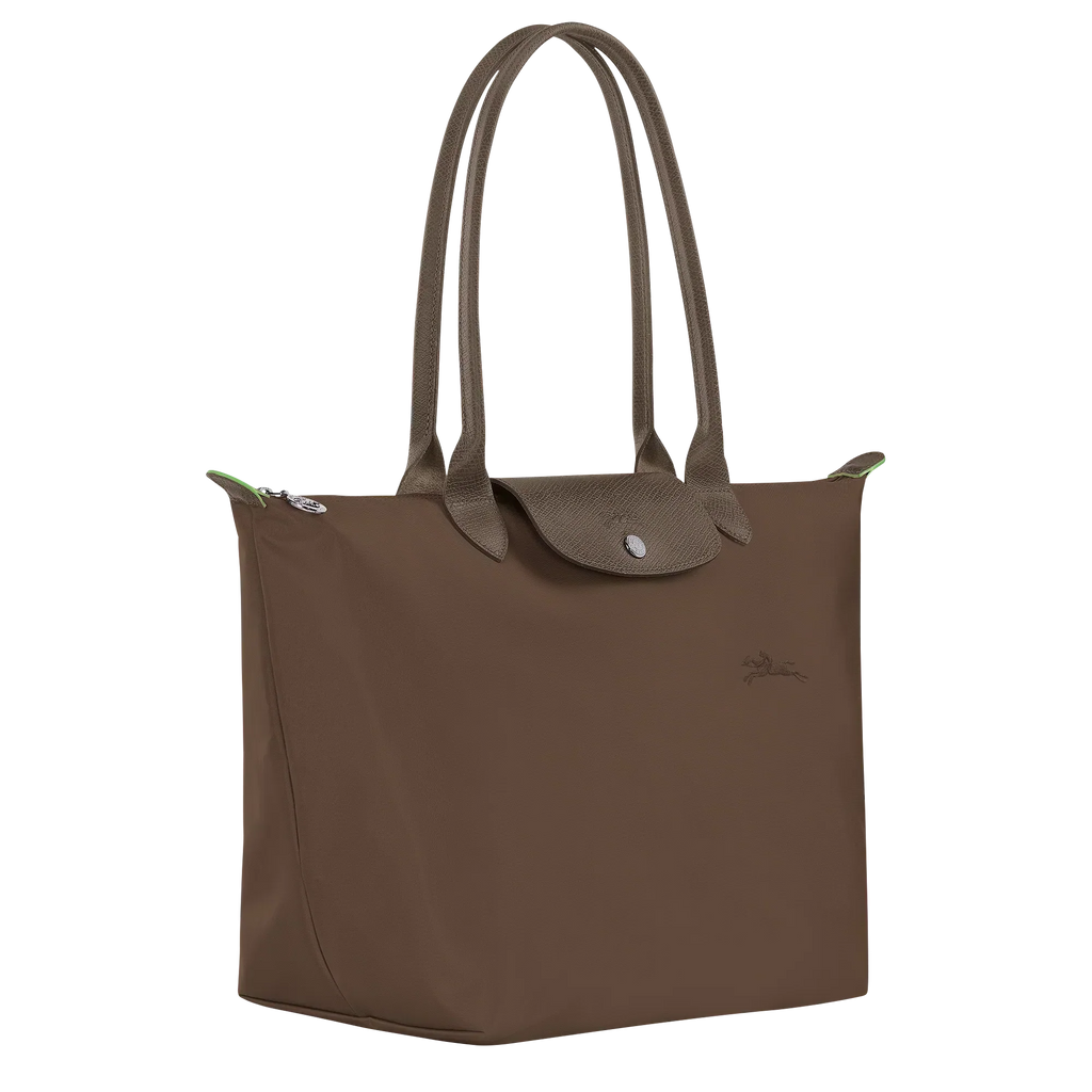 AuraBarcelona™ Le Pliage – Bolso Tote Grande, Marrón oscuro