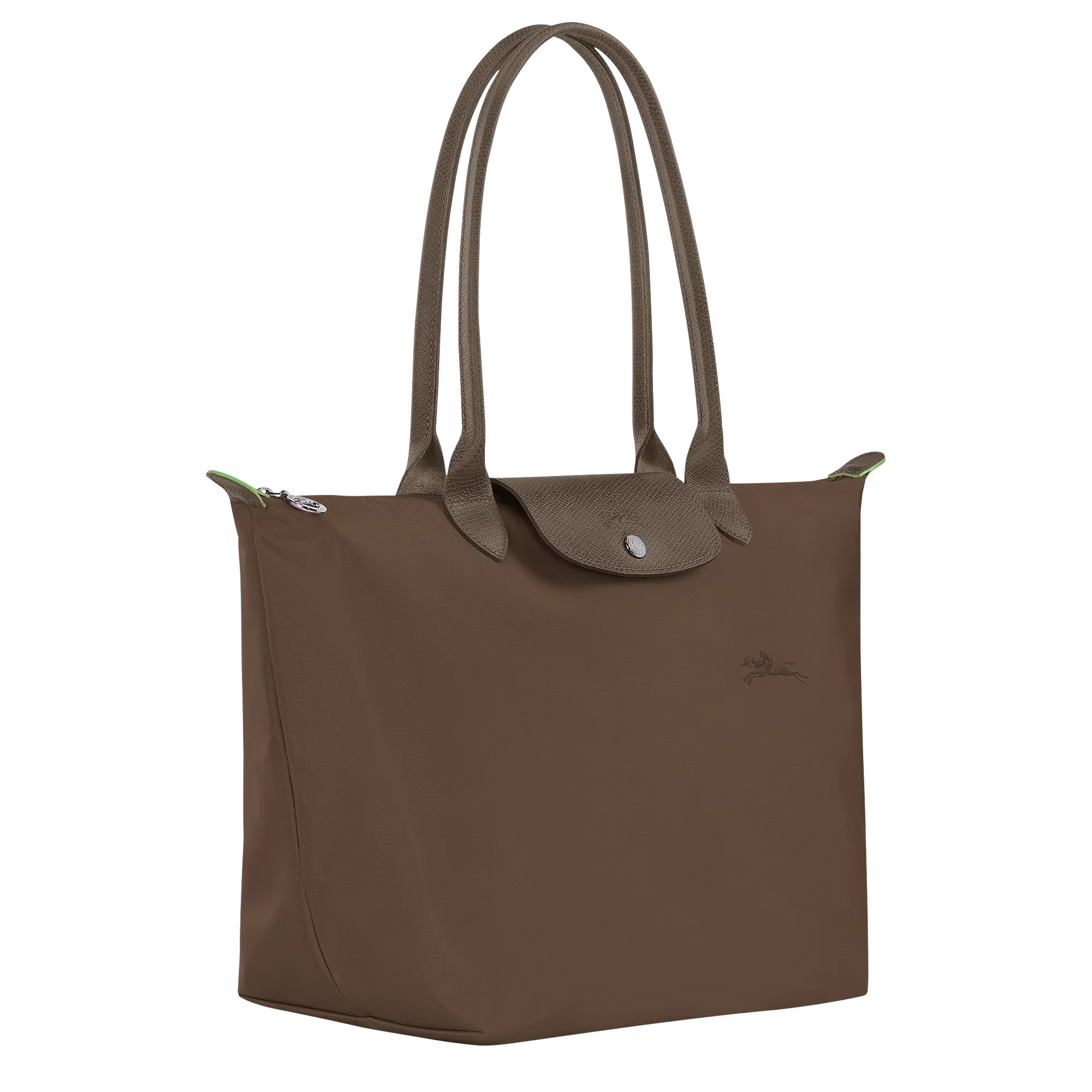 AuraBarcelona™ Le Pliage – Bolso Tote Grande, Marrón oscuro