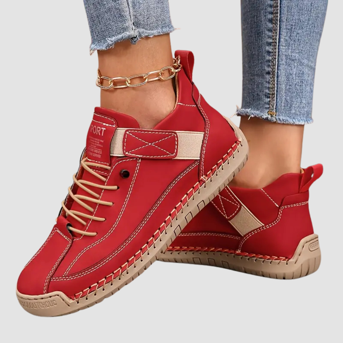 Patricia | Zapatos de Senderismo Confort Beige
