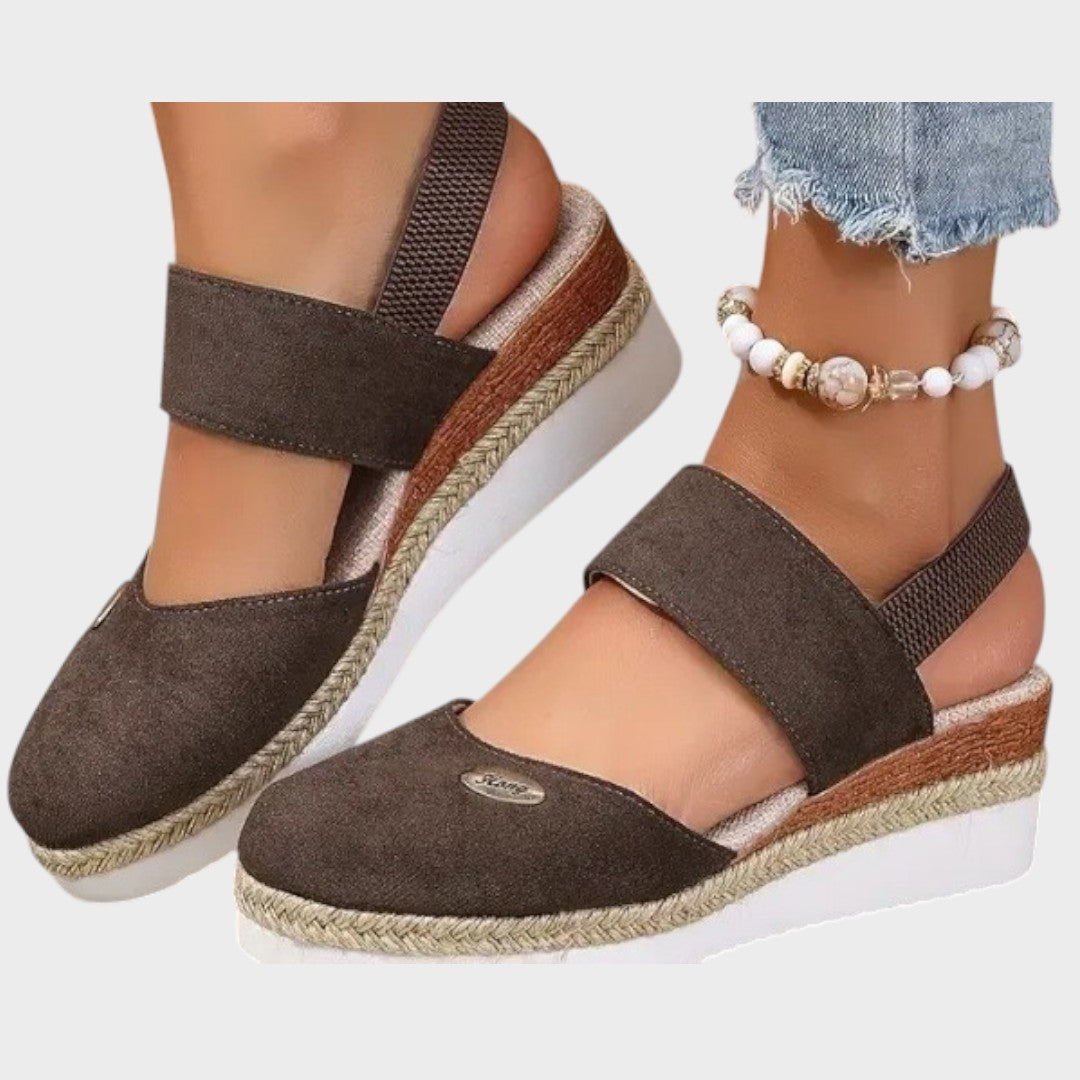 AuraBarcelona™ Alexis | Sandalias ortopédicas con plataforma