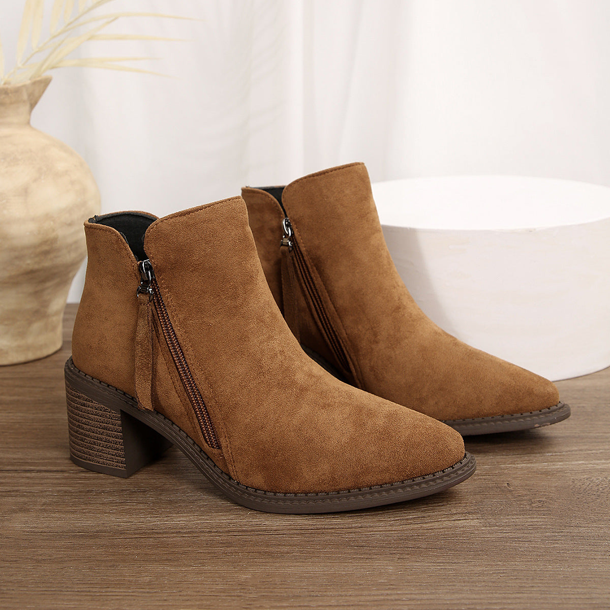 AuraBarcelona™ Alicia | Botines de ante
