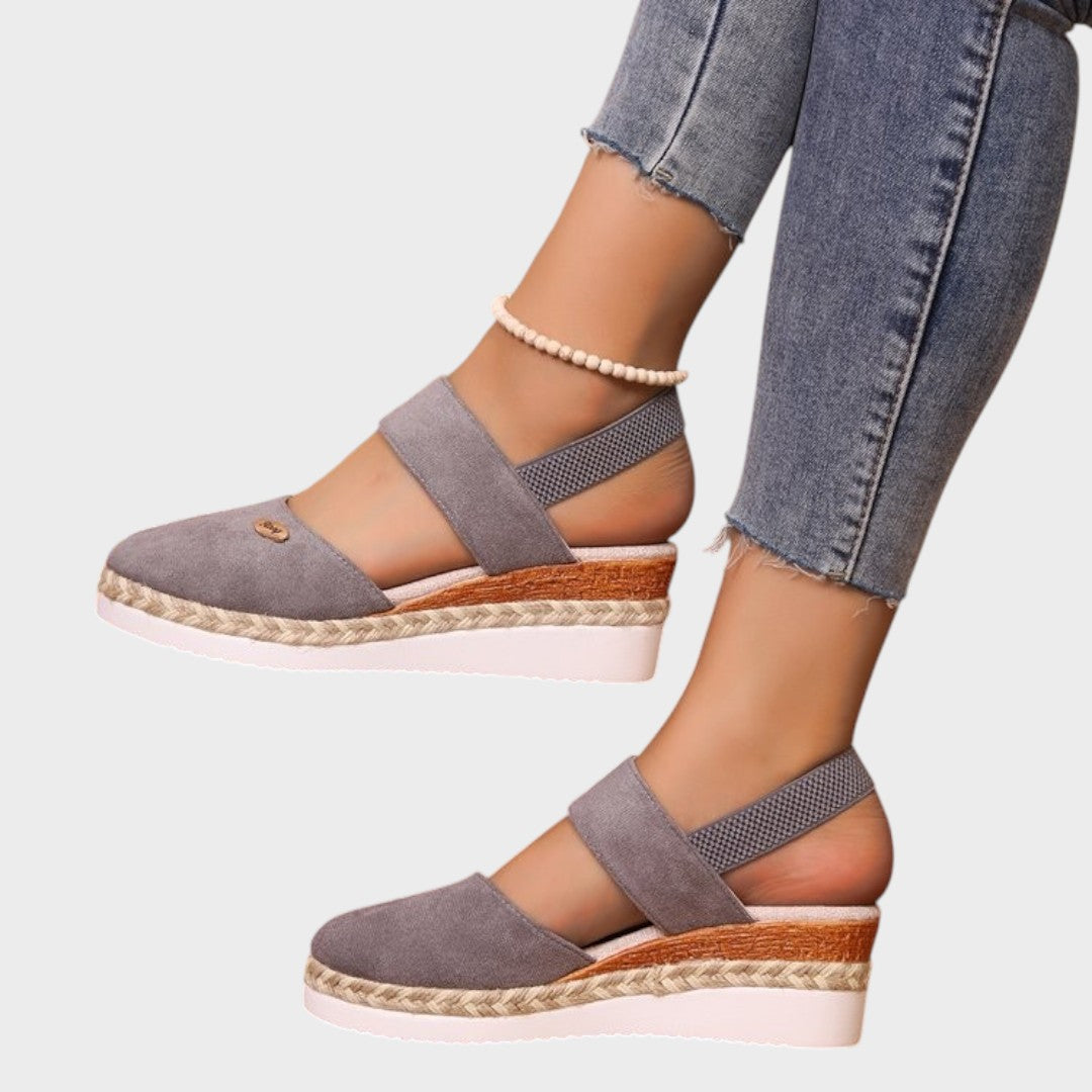 AuraBarcelona™ Alexis | Sandalias ortopédicas con plataforma