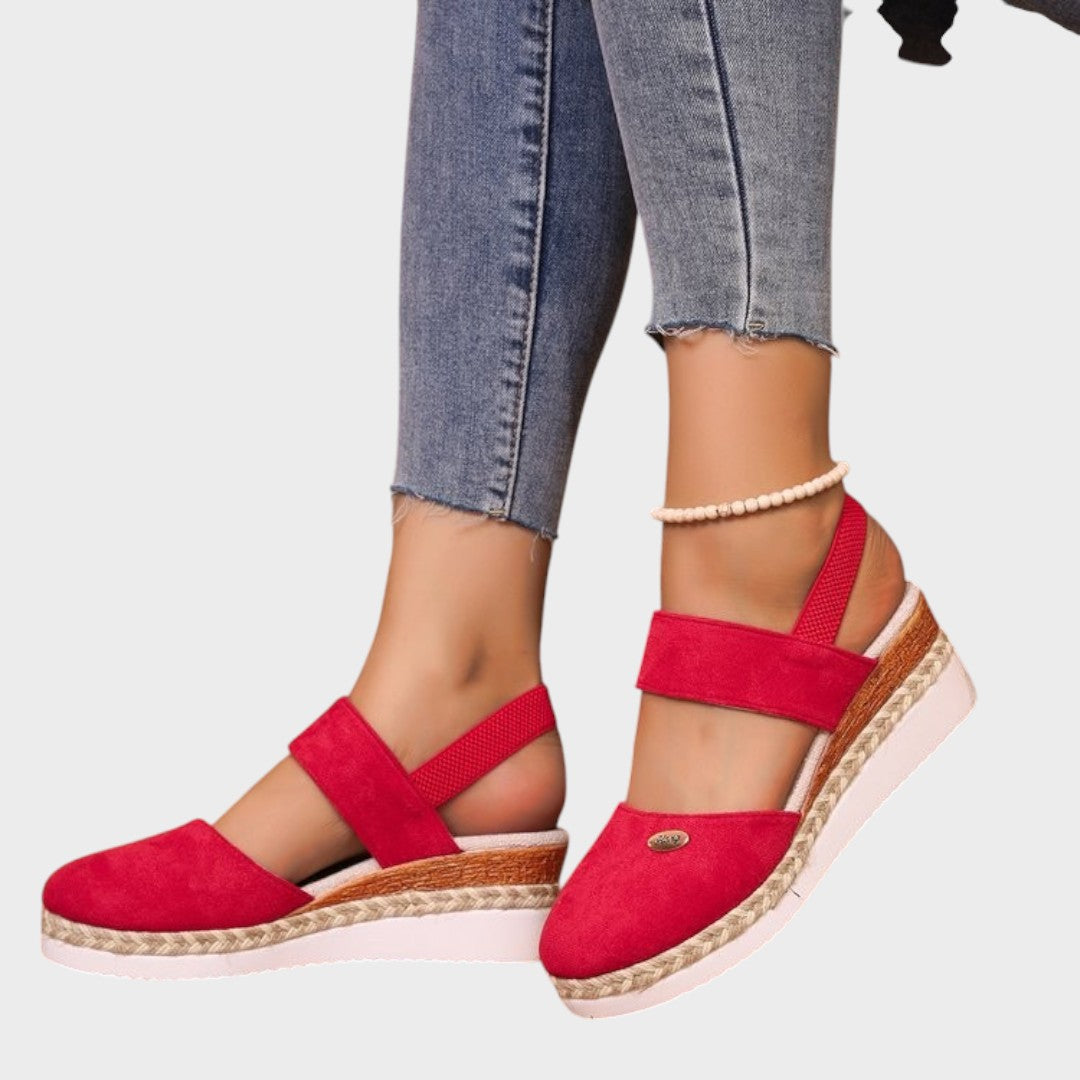 AuraBarcelona™ Alexis | Sandalias ortopédicas con plataforma