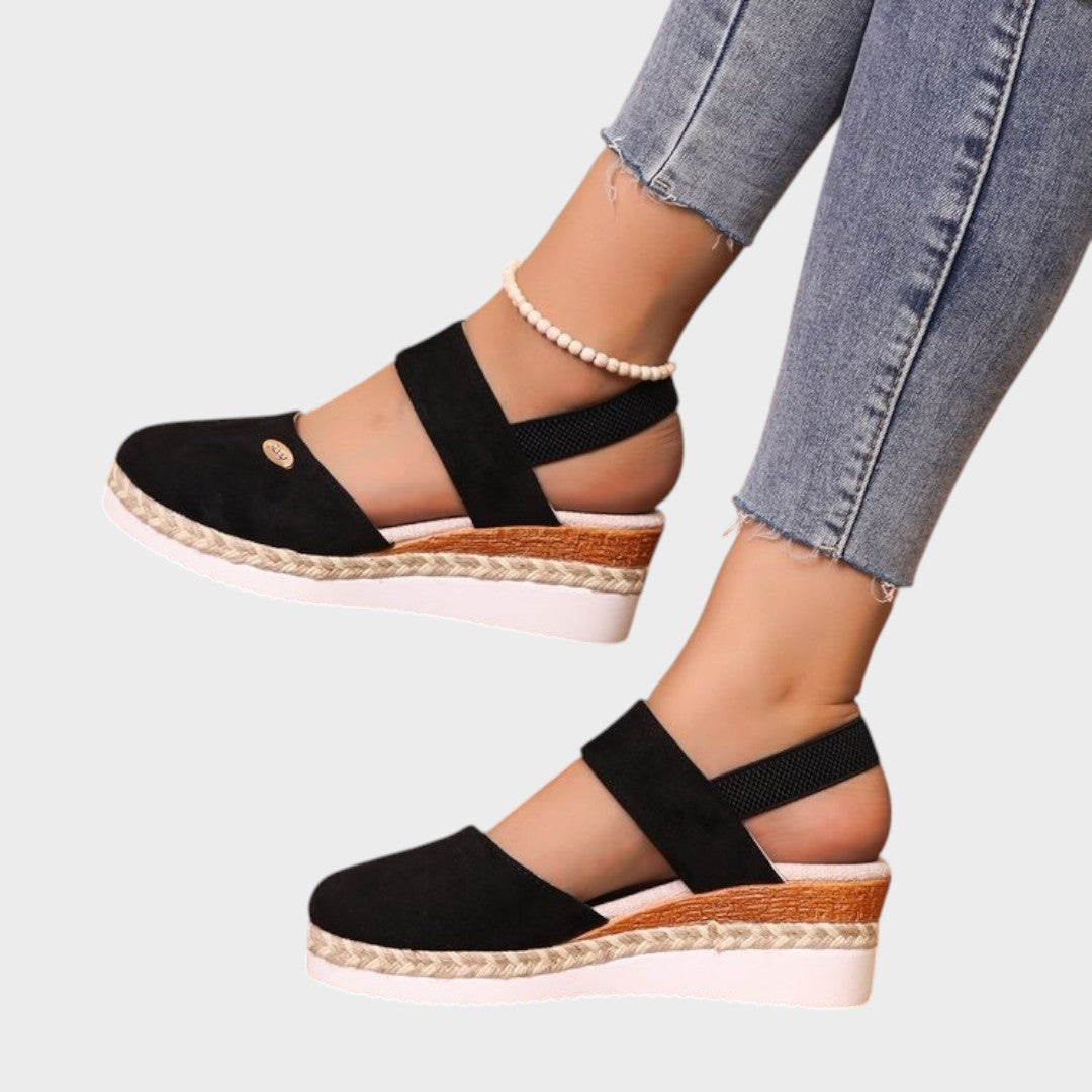 AuraBarcelona™ Alexis | Sandalias ortopédicas con plataforma