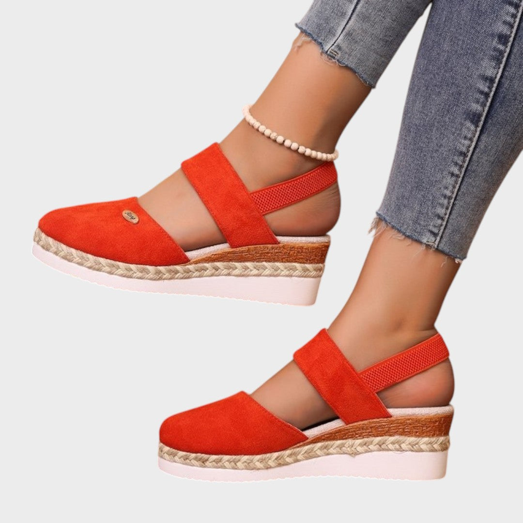 AuraBarcelona™ Alexis | Sandalias ortopédicas con plataforma