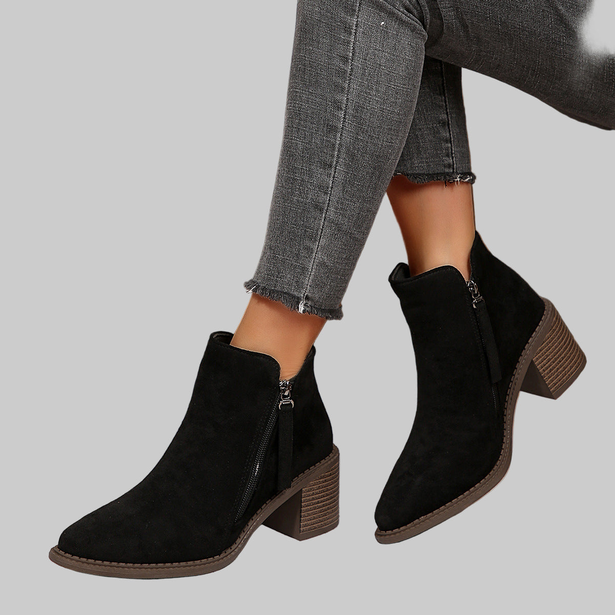 AuraBarcelona™ Alicia | Botines de ante