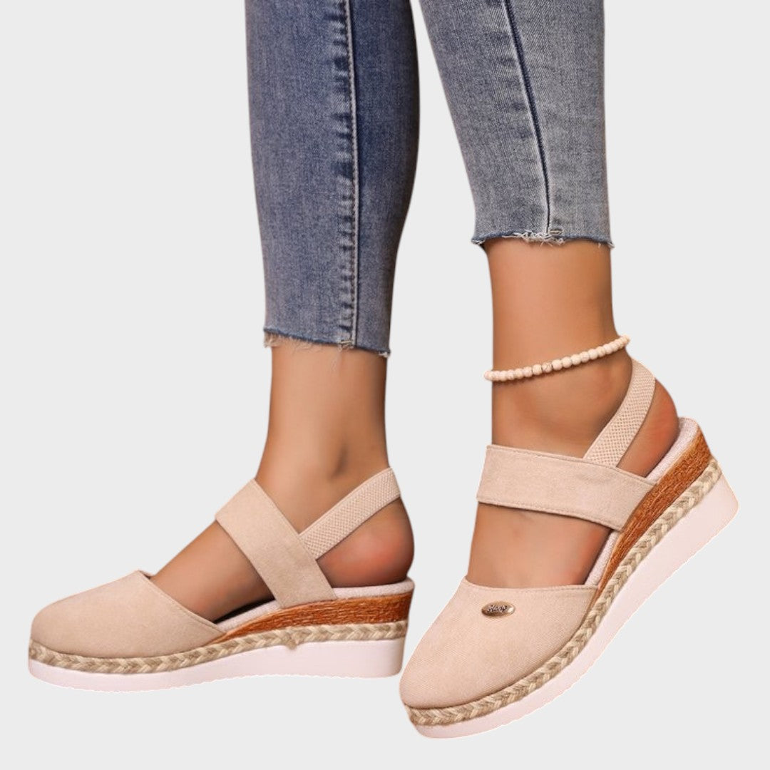AuraBarcelona™ Alexis | Sandalias ortopédicas con plataforma