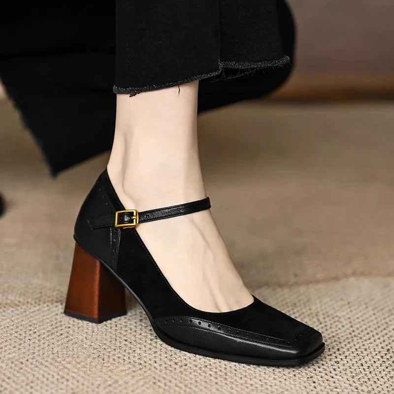 AuraBarcelona™Tacones de Elegancia Terrosa