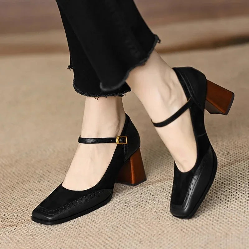 AuraBarcelona™Tacones de Elegancia Terrosa