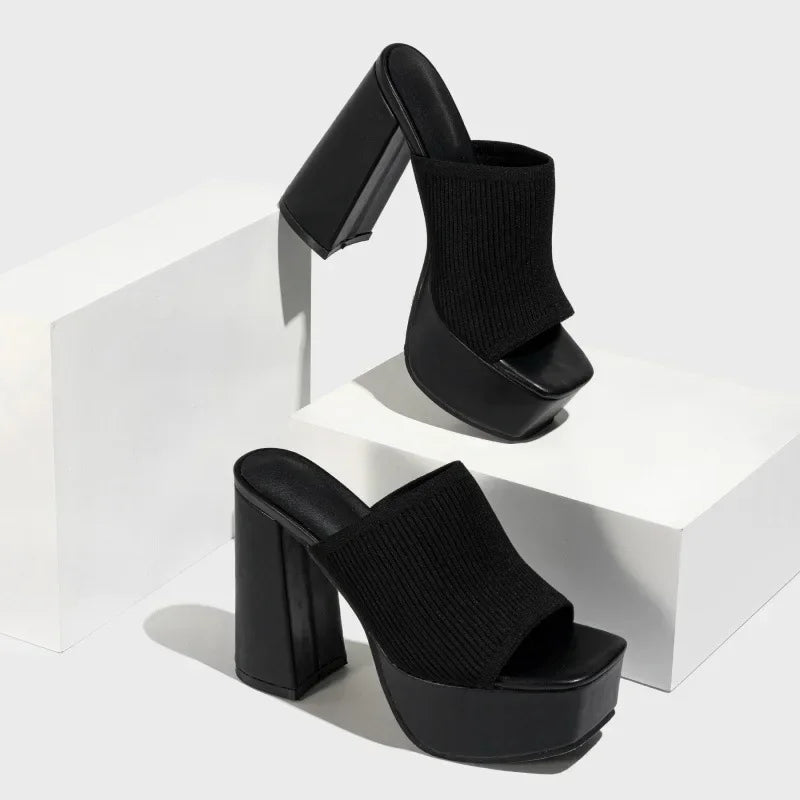 AuraBarcelona™ Tacones Block Penélope