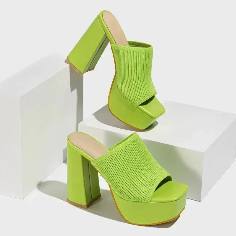 AuraBarcelona™ Tacones Block Penélope
