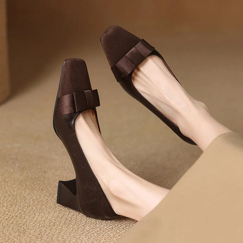 AuraBarcelona™ Sandalias de Tacón Chunky Blair