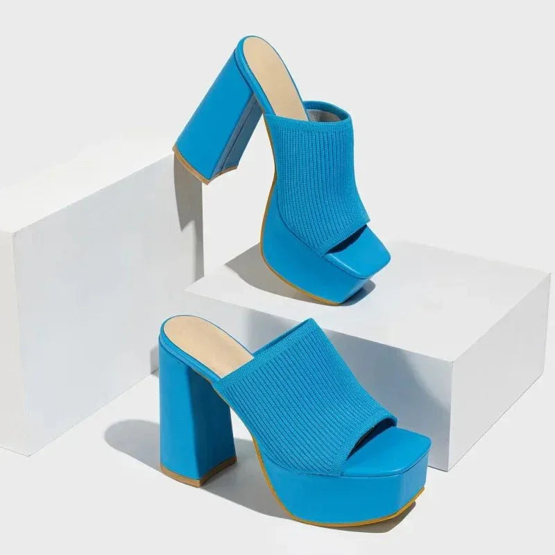 AuraBarcelona™ Tacones Block Penélope