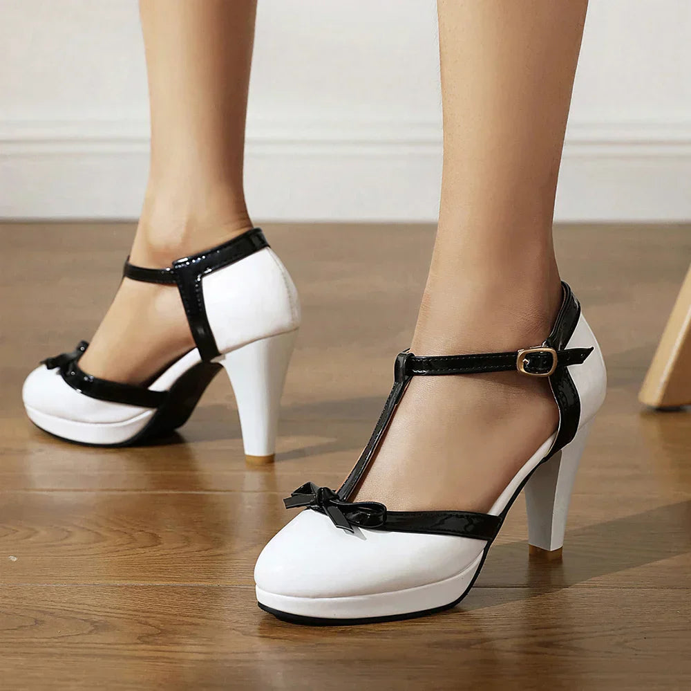 AuraBarcelona™ Tacones Vivienne T-StrapAura