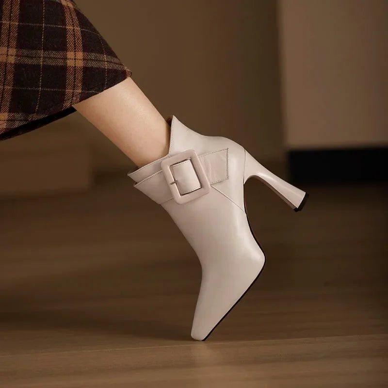 AuraBarcelona™ Yolanda | Botines Aveline con Hebilla