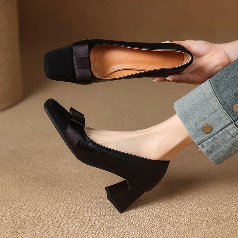 AuraBarcelona™ Sandalias de Tacón Chunky Blair