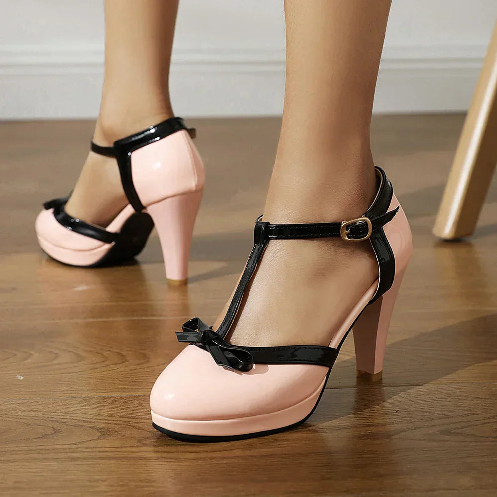 AuraBarcelona™ Tacones Vivienne T-StrapAura