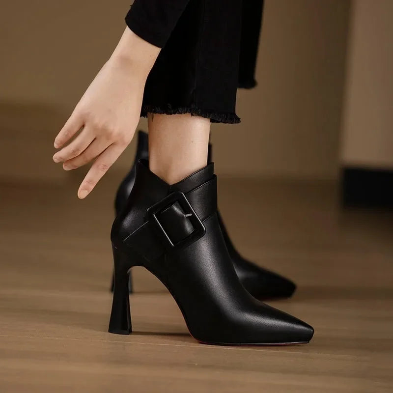 AuraBarcelona™ Yolanda | Botines Aveline con Hebilla