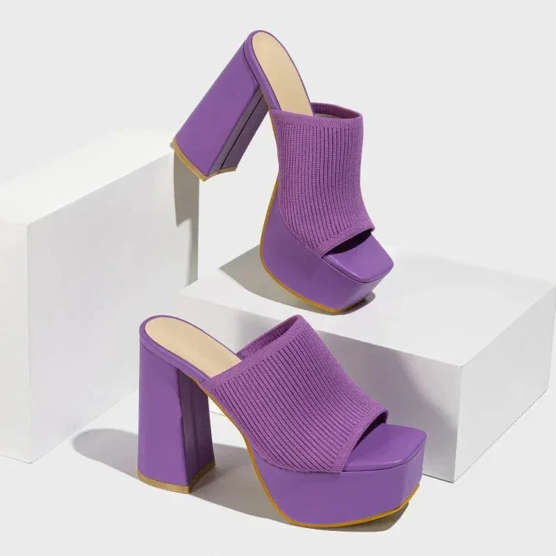 AuraBarcelona™ Tacones Block Penélope