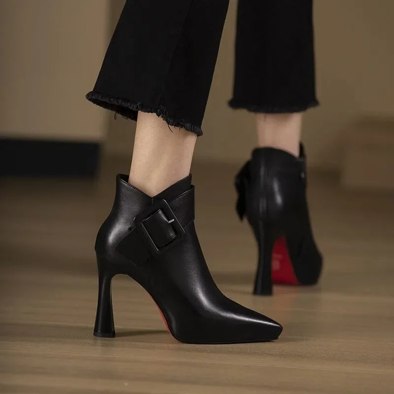 AuraBarcelona™ Yolanda | Botines Aveline con Hebilla