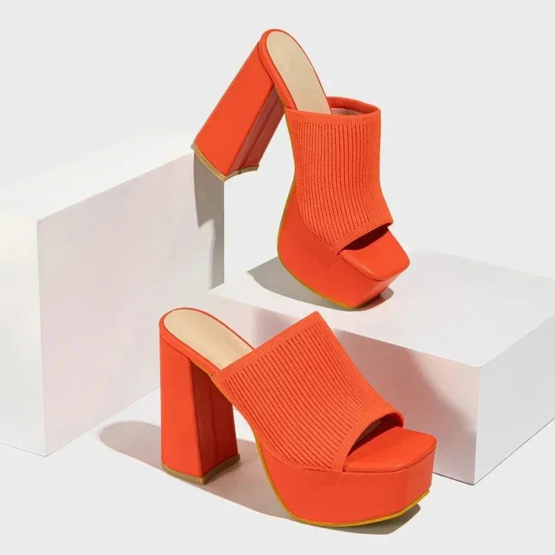 AuraBarcelona™ Tacones Block Penélope