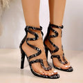 AuraBarcelona™ Tacones Serpentina Seraphina