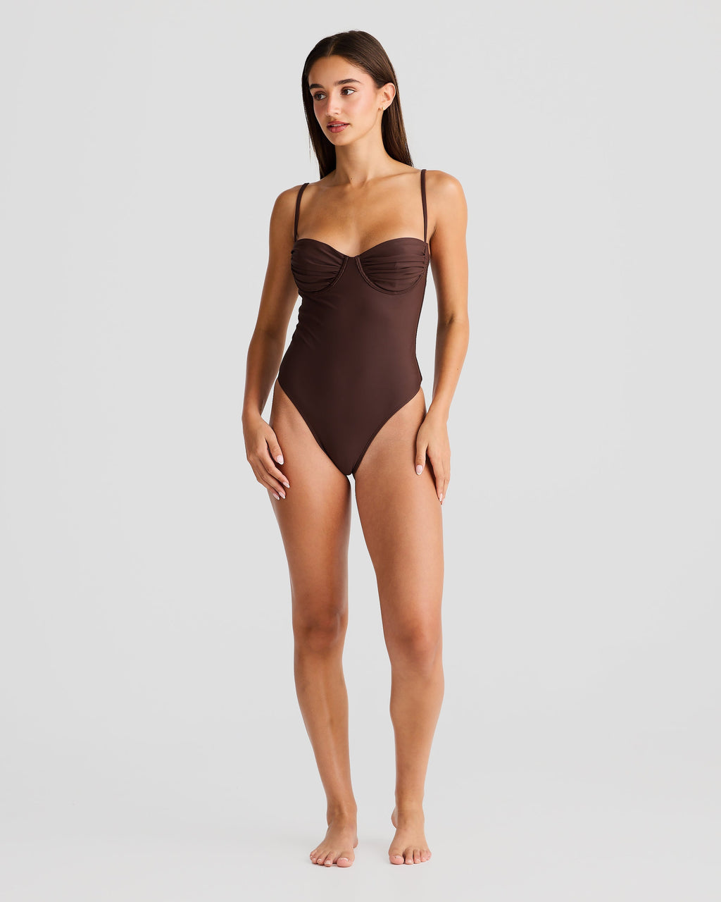 AuraBarcelona™ Paros One Piece Chocolate