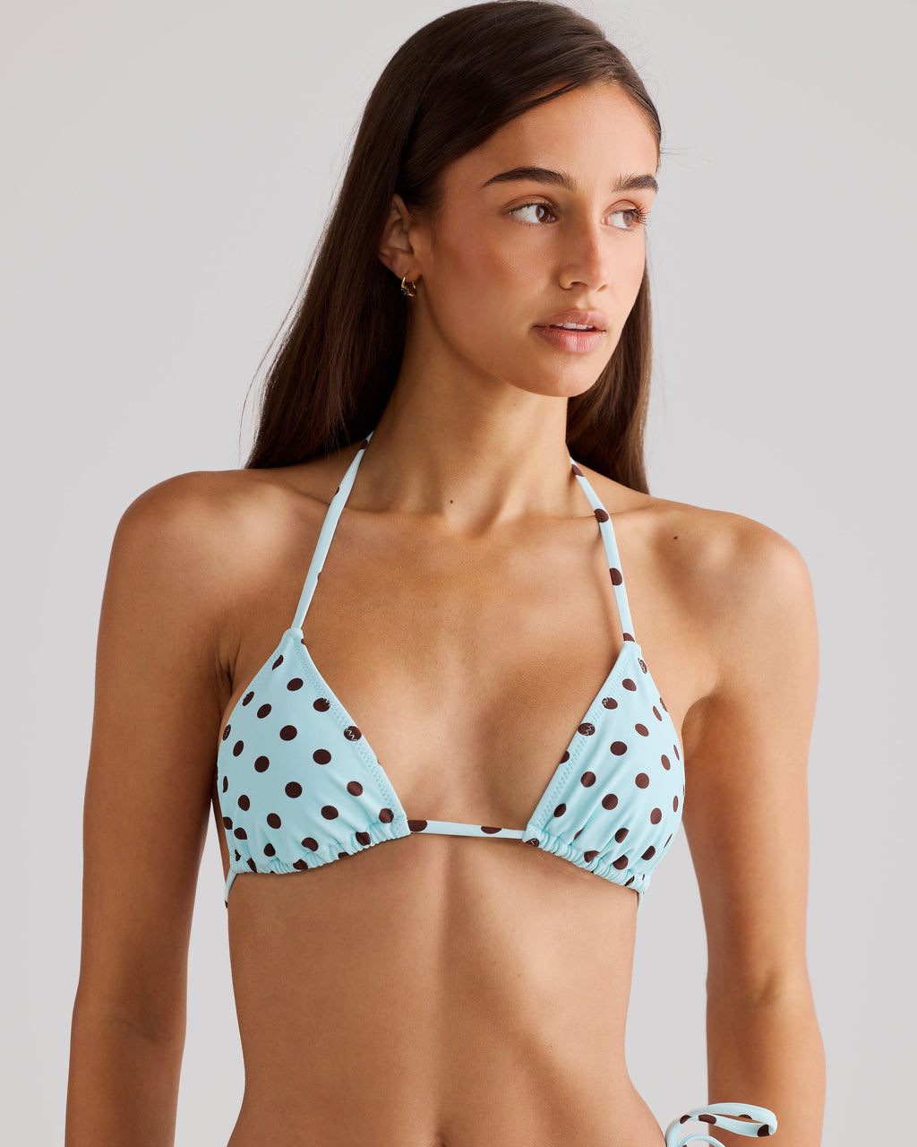 AuraBarcelona™ Rio Top Blue Polka