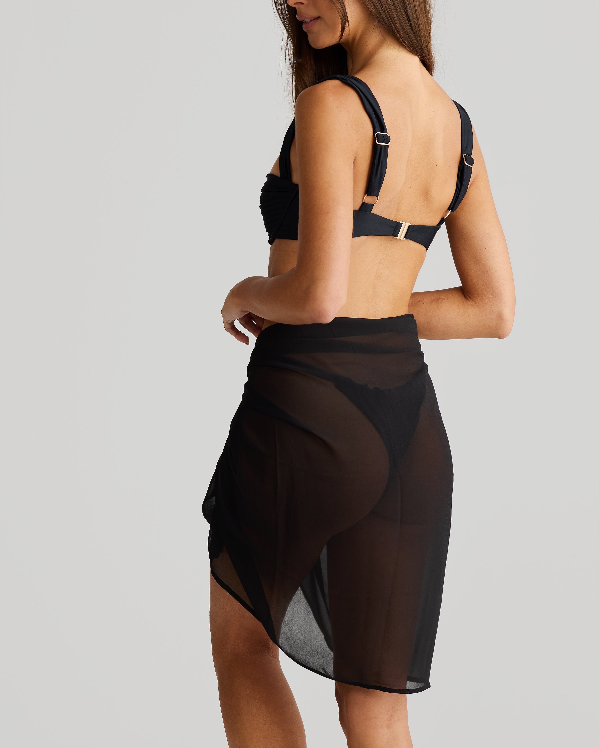 AuraBarcelona™ Catalina Sarong Black