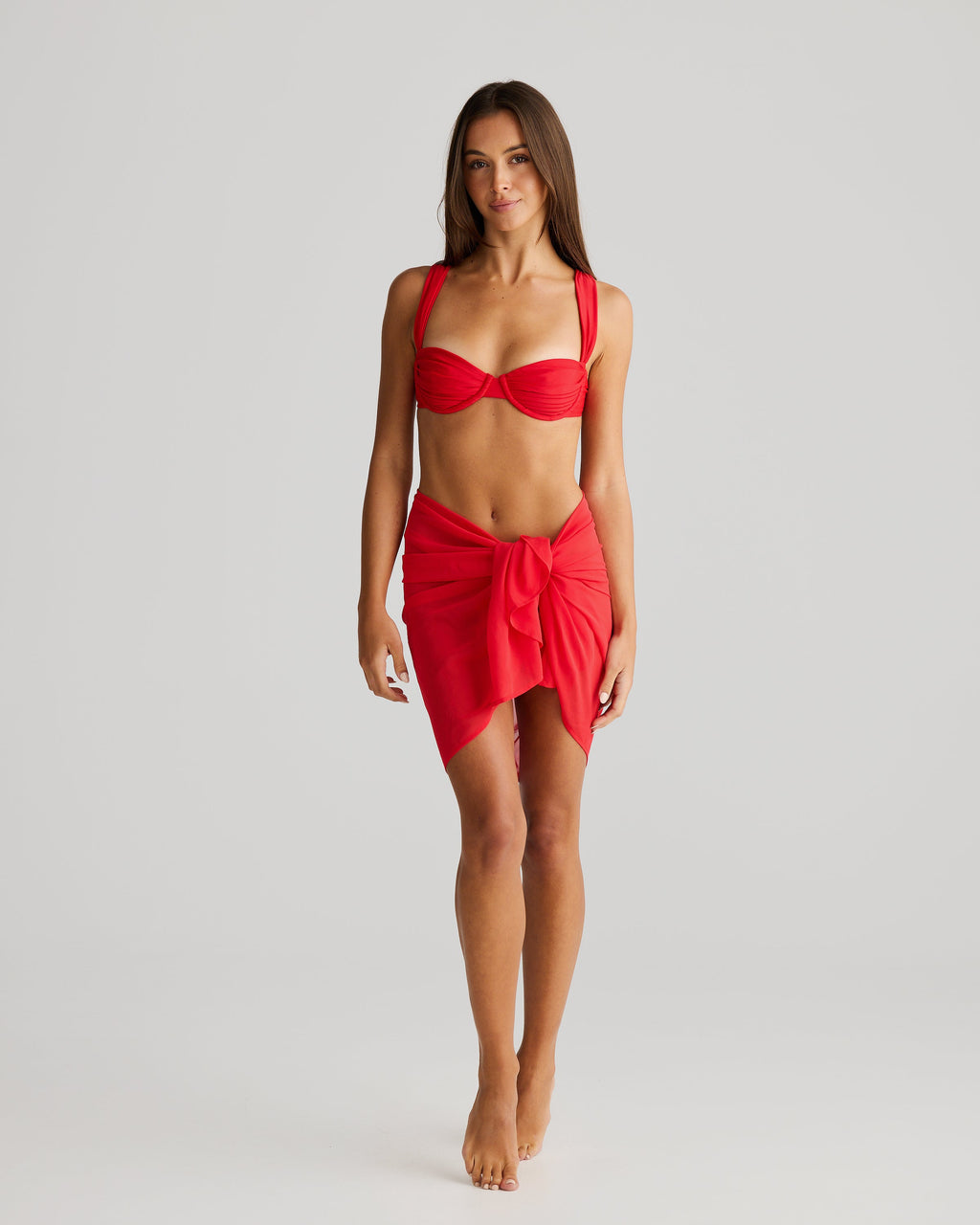 AuraBarcelona™ Catalina Sarong Cincinnati Red