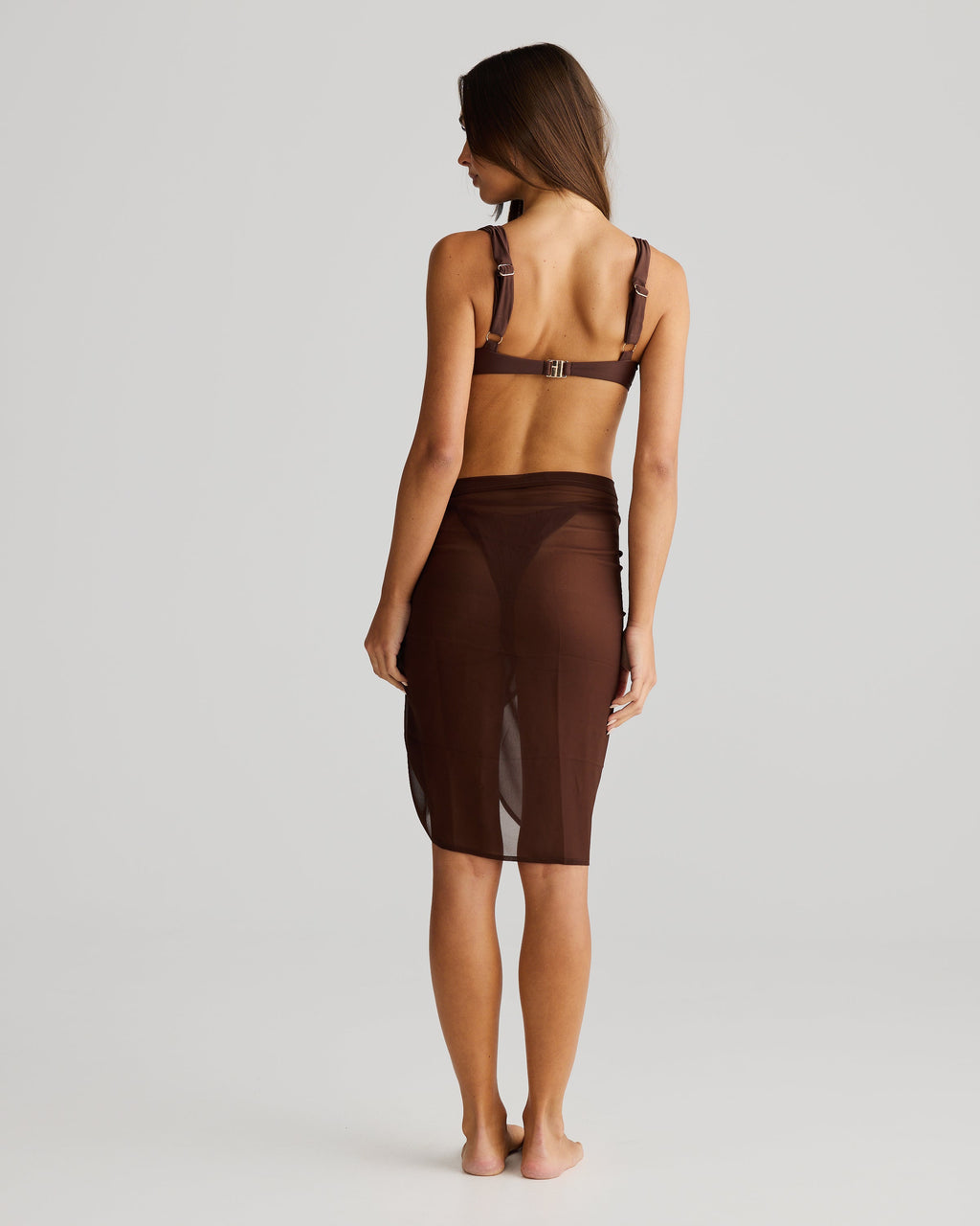 AuraBarcelona™ Catalina Sarong Chocolate