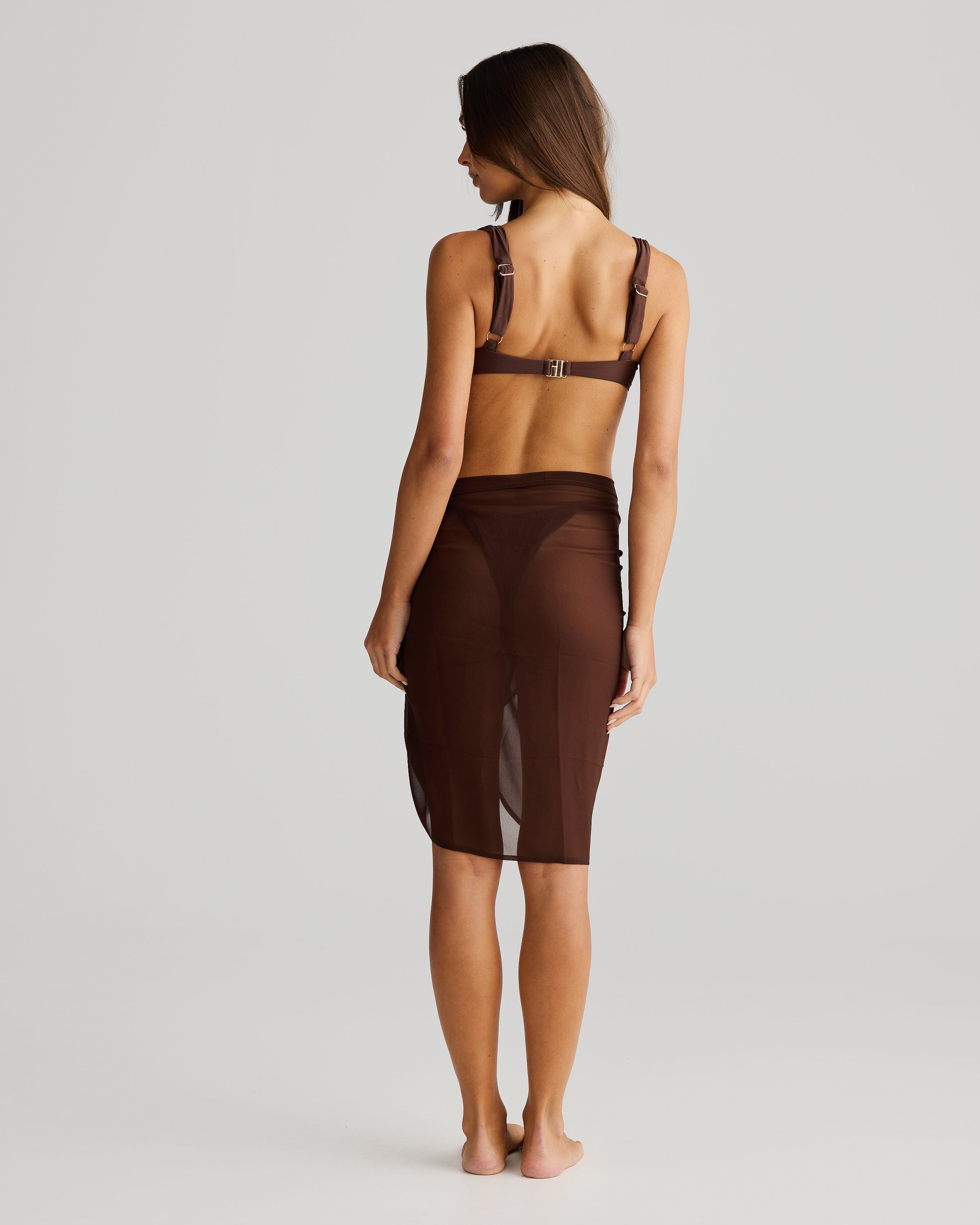 AuraBarcelona™ Catalina Sarong Chocolate