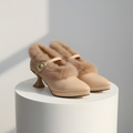 AuraBarcelona™ Tacones de Piel Velina