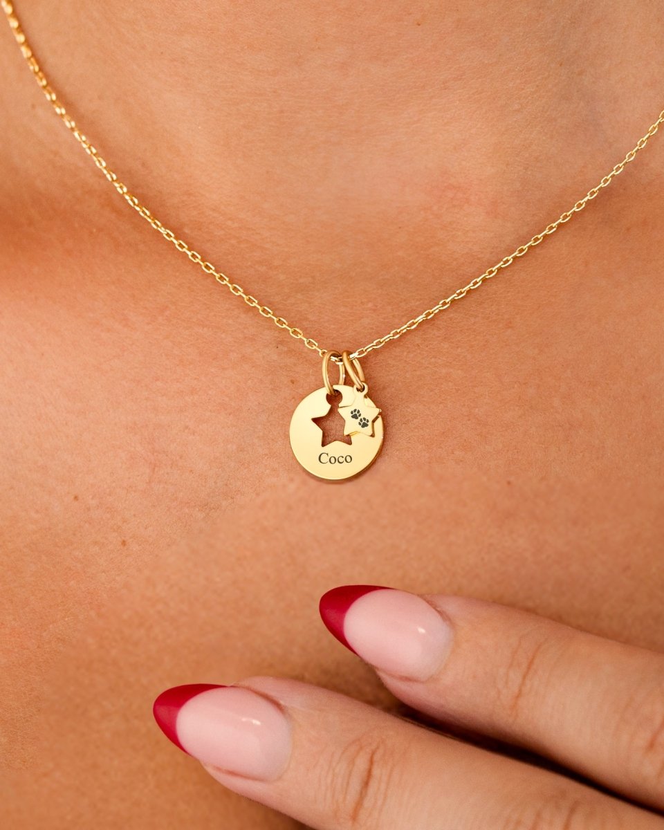 Collar Celeste - Personalizado