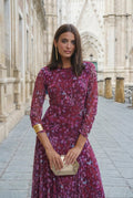 AuraBarcelona™ Mesina | Vestido midi floral