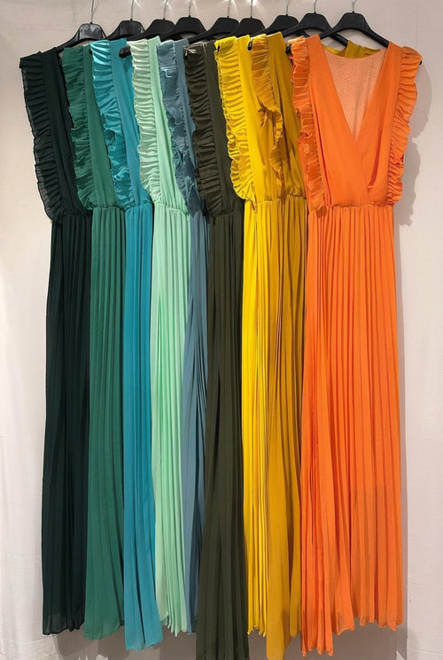 AuraBarcelona™ Esperanza | Vestido de gasa elegante
