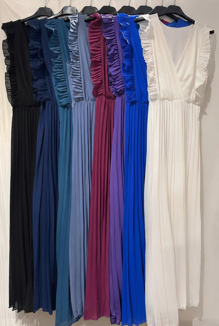 AuraBarcelona™ Esperanza | Vestido de gasa elegante