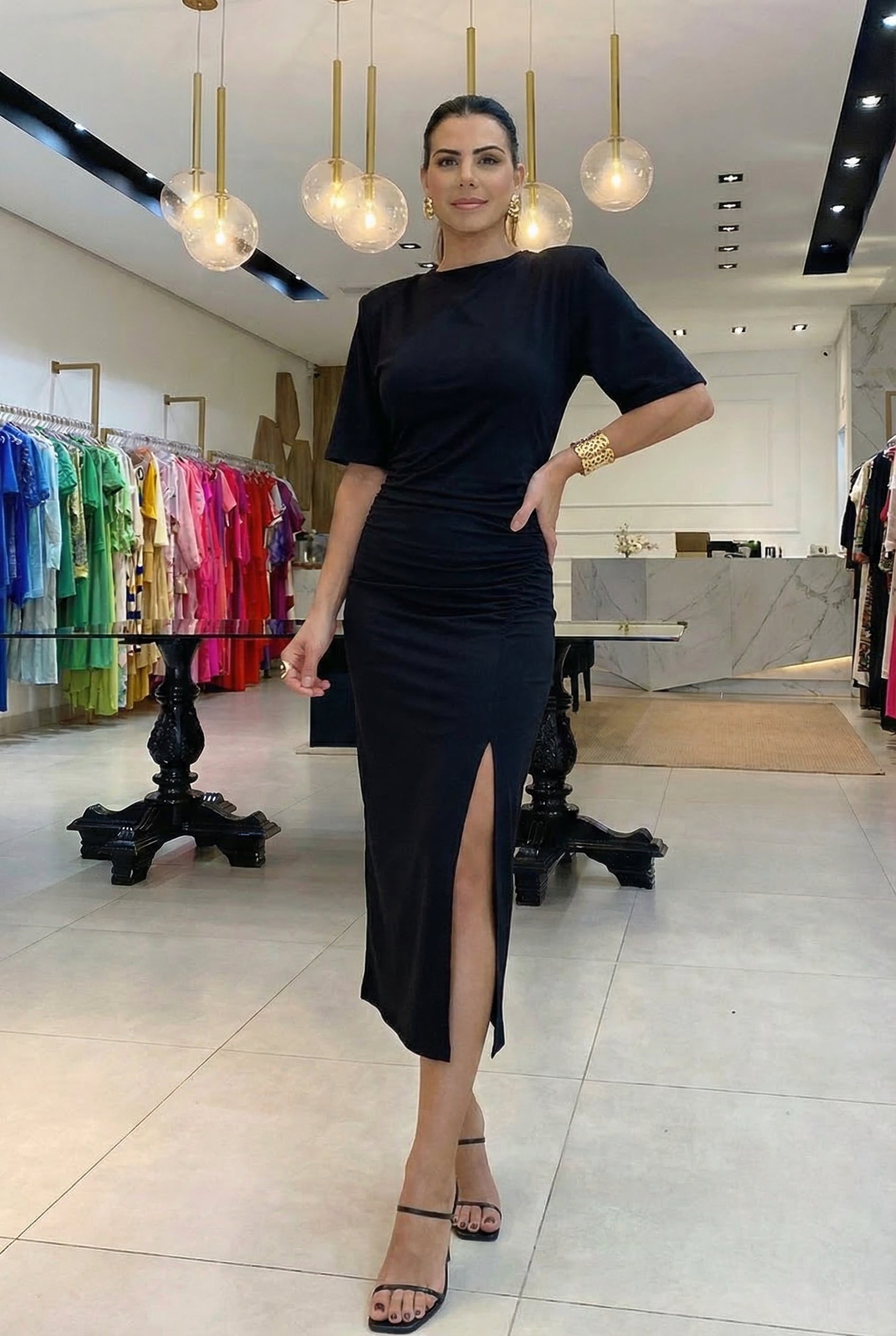 AuraBarcelona™ Sandra | Vestido Sofisticado